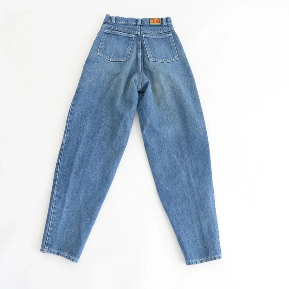 Vintage Calvin Klein Blue Denim Tapered Jeans Denim - Picture 10 of 16